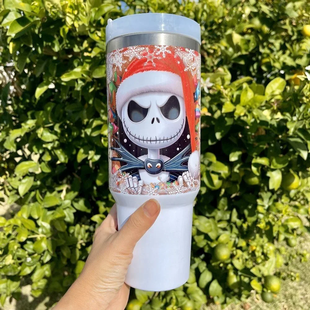 Custom made Disney Nightmare before Christmas Tumbler Brand New 40 oz double wal